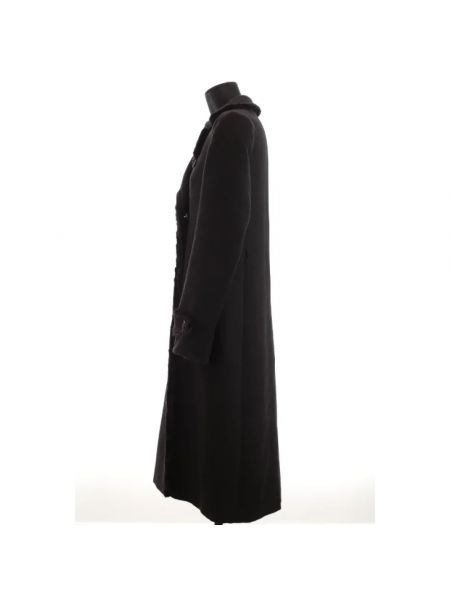 Abrigo de lana Prada Vintage negro