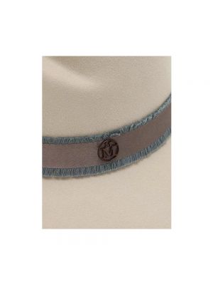 Sombrero de algodón Maison Michel beige