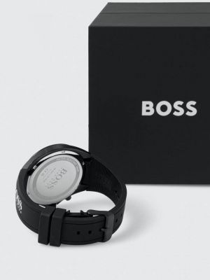 Чорний годинник Hugo Boss