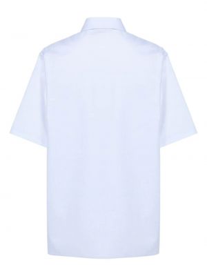 Camicia di cotone oversize Darkpark blu