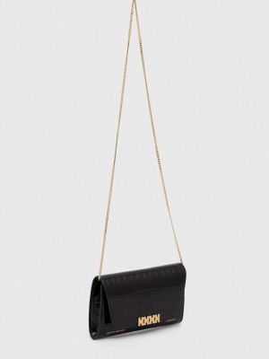 Kožna torbica Victoria Beckham crna