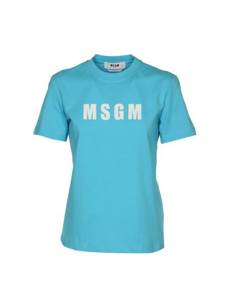 Poloshirt Msgm blau