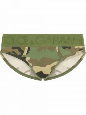 Boxershorts mit camouflage-print Dolce & Gabbana grün