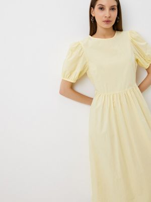Платье Ichi желтое