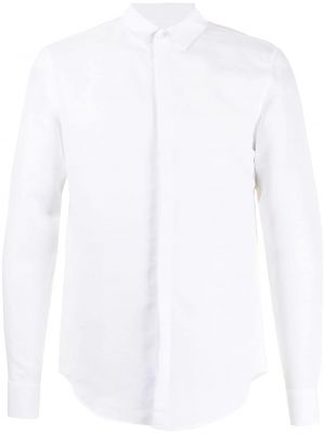 Camisa a cuadros Emporio Armani blanco