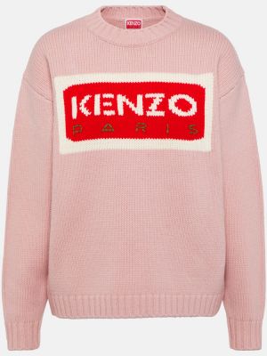 Puloverel de lână Kenzo roz