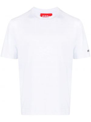 Тениска с принт 032c бяло