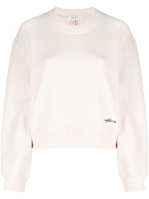 Sweatshirt mit stickerei mit rundem ausschnitt Rag & Bone weiß