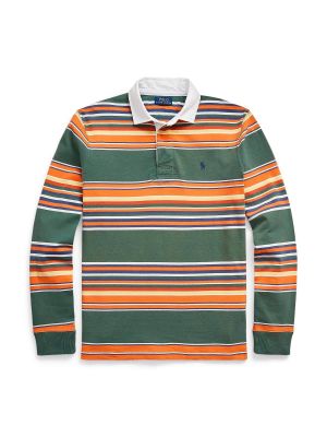 Рубашка в полоску Polo Ralph Lauren зеленая