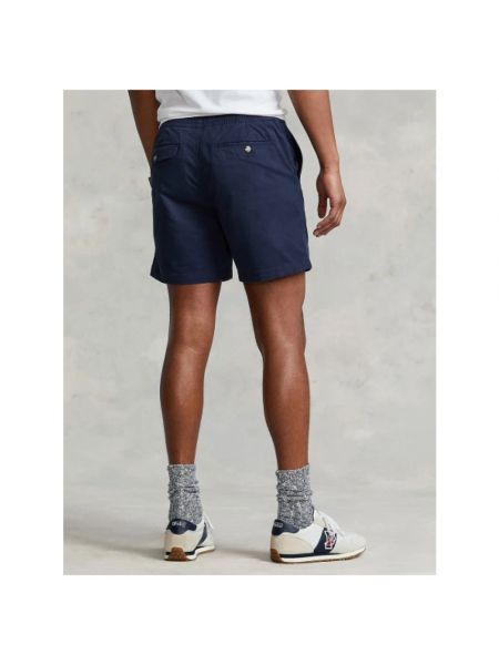 Pantalones cortos de algodón Polo Ralph Lauren azul