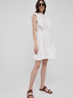Бавовняне плаття міні Pinko, біле