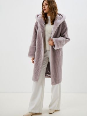 Шуба Grv Premium Furs фиолетовая