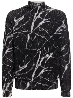 Volneni pulover Alphatauri črna