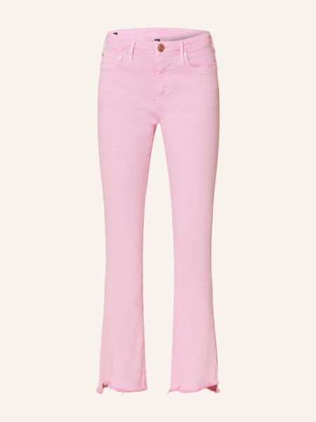 Zvonové džíny True Religion růžové
