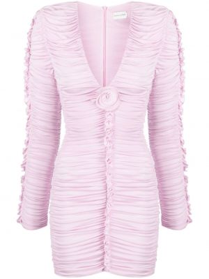 Φλοράλ κοκτέιλ φόρεμα Magda Butrym ροζ