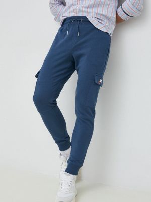 Spodnie sportowe bawełniane z nadrukiem Pepe Jeans