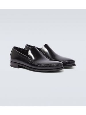 Δερμάτινα loafers Givenchy μαύρο