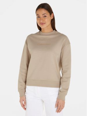 Sweatshirt Calvin Klein beige