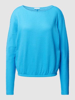 Dzianinowy sweter Opus niebieski