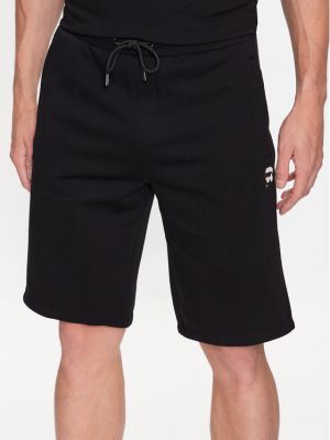 Sportske kratke hlače Karl Lagerfeld crna