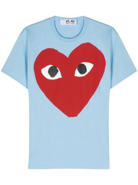 T-shirt Comme Des Garçons Play blå