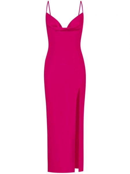 Σατέν βραδινό φόρεμα Nicholas ροζ