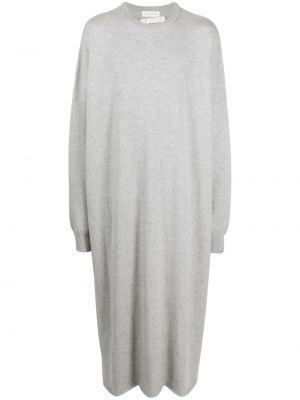 Kašmírové šaty Extreme Cashmere sivá