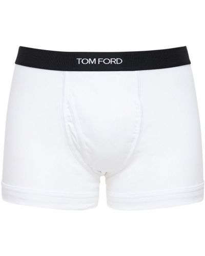 Bavlněné boxerky Tom Ford černé