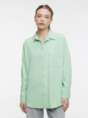 Рубашка Befree зеленая