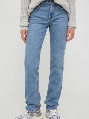 Niebieskie proste jeansy Abercrombie & Fitch