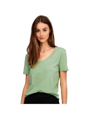 Tričko s krátkými rukávy Jacqueline De Yong zelené