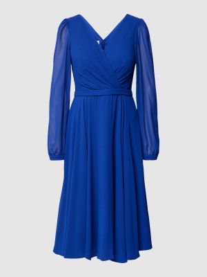 Sukienka midi Troyden Collection niebieska
