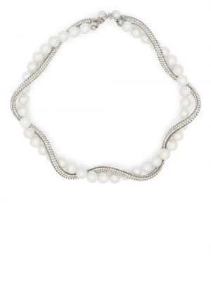Krištáľový náhrdelník s perlami Atu Body Couture