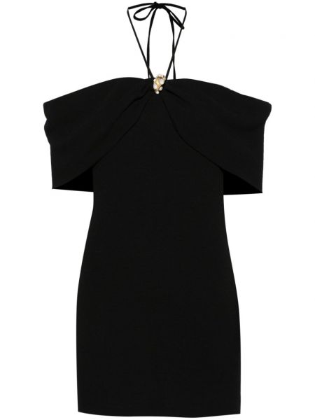 Ίσιο φόρεμα από κρεπ Blumarine μαύρο