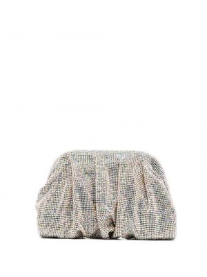 Krystaller clutch Benedetta Bruzziches hvit