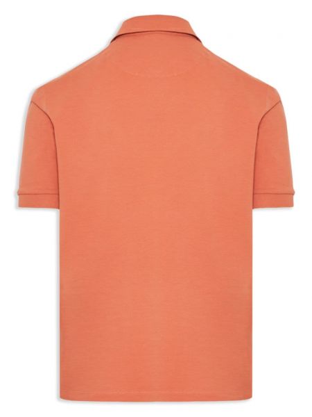 Siuvinėtas polo marškinėliai Jacob Cohën oranžinė