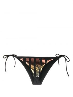 Bikini ar apdruku Moschino melns