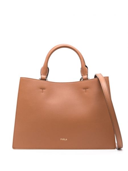 Shopping bag Furla brun