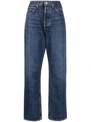 Straight jeans Agolde blå