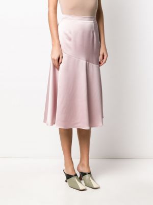 Saténové mini sukně Blanca Vita růžové