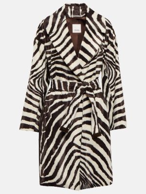Bavlnený krátký kabát s potlačou so vzorom zebry 's Max Mara