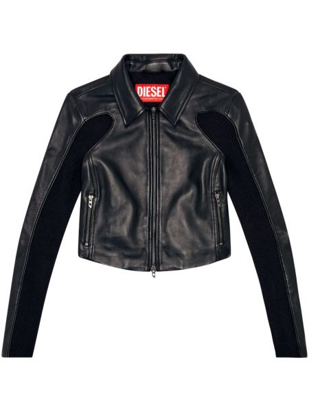 Veste de cuir Diesel noir