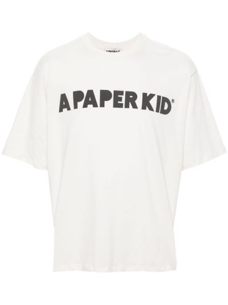 T-shirt aus baumwoll mit print A Paper Kid