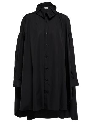 Mini robe en coton Noir Kei Ninomiya noir