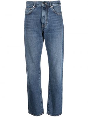 High waist straight jeans Loulou Studio blau