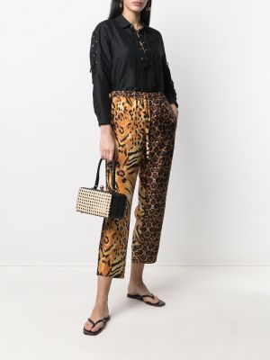 Pantalones de chándal con estampado leopardo Pierre-louis Mascia