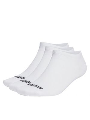 Hlačne nogavice Adidas bela