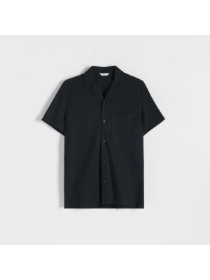 Oversized košeľa Reserved čierna