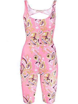 Utskjæring tilbake jumpsuit Pucci rosa