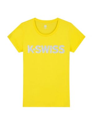 Футболка K-swiss желтая